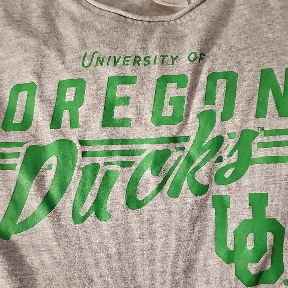 Oregon Ducks Gray Crop Top Size M - Picture 4 of 5
